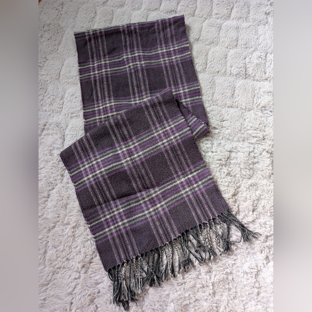 Winter Scarf Purple Plaid